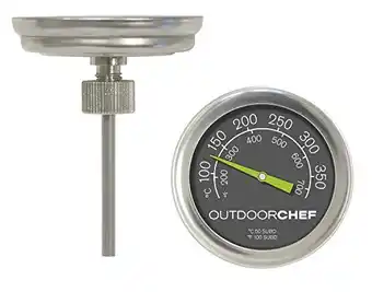 Amazon Outdoorchef barbecuethermometer tot 400 °C | Dekselthermometer klassiek met extra grote wijzerplaat aanbieding