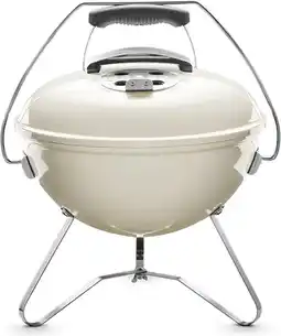 Welkoop Weber Smokey Joe Premium - Houtskoolbarbecue - Ivory - ø37 cm aanbieding