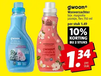 Boni gwoon wasverzachter 750 ml aanbieding