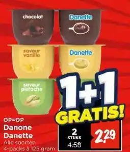 Vomar Voordeelmarkt OP=OP Danone Danette aanbieding