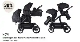 Van Asten BabySuperstore Kinderwagen Novi Baby Pacific Premium Duo Black aanbieding
