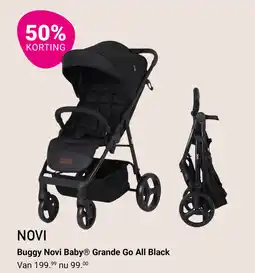 Van Asten BabySuperstore Buggy Novi Baby Grande Go All Black aanbieding