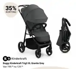 Van Asten BabySuperstore Buggy Kinderkraft Trig3 XL Granite Grey aanbieding