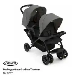 Van Asten BabySuperstore Duobuggy Graco Stadium Titanium aanbieding