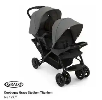 Van Asten BabySuperstore Duobuggy Graco Stadium Titanium aanbieding