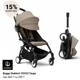 Van Asten BabySuperstore Buggy Stokke YOYO3 Taupe aanbieding