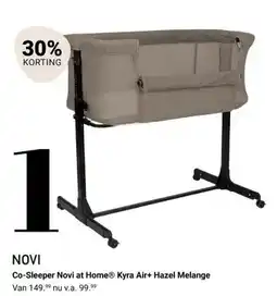 Van Asten BabySuperstore Co Sleeper Novi at Home Kyra Air+ Hazel Melange aanbieding