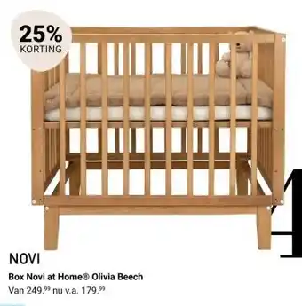 Van Asten BabySuperstore Box Novi at Home® Olivia Beech aanbieding