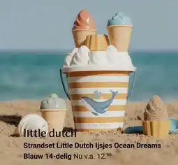 Van Asten BabySuperstore Strandset Little Dutch Ijsjes Ocean Dreams Blauw 14 delig aanbieding