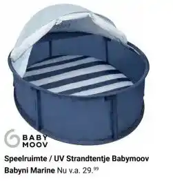 Van Asten BabySuperstore Speelruimte UV Strandtentje Babymoov Babyni Marine aanbieding