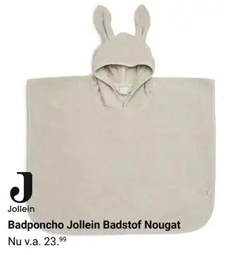 Van Asten BabySuperstore Badponcho Jollein Badstof Nougat aanbieding