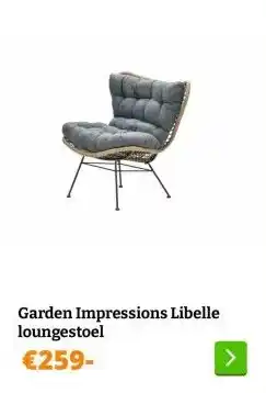 Obelink Garden Impressions Libelle loungestoel aanbieding