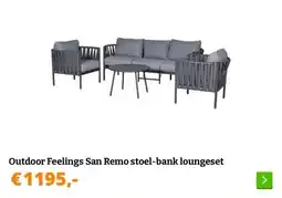 Obelink Outdoor Feelings San Remo stoel-bank loungeset aanbieding