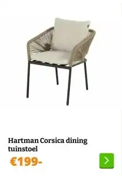 Obelink Hartman Corsica dining tuinstoel aanbieding