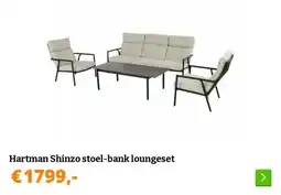 Obelink Hartman Shinzo stoel-bank loungeset aanbieding