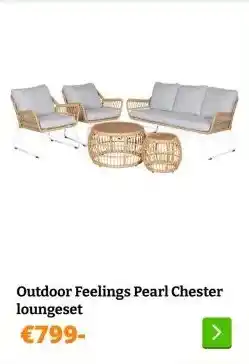Obelink Outdoor Feelings Pearl Chester loungeset aanbieding