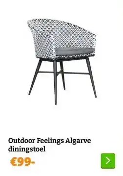Obelink Outdoor Feelings Algarve diningstoel aanbieding