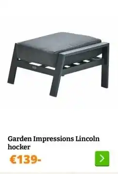 Obelink Garden Impressions Lincoln hocker aanbieding