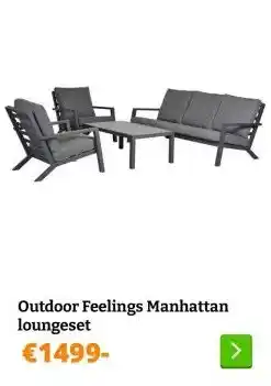 Obelink Outdoor Feelings Manhattan loungeset aanbieding