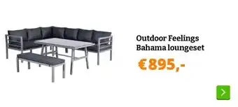 Obelink Outdoor Feelings Bahama loungeset aanbieding