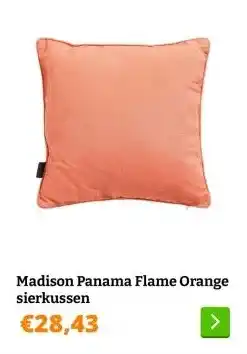 Obelink Madison Panama Flame Orange sierkussen aanbieding