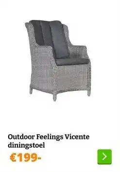 Obelink Outdoor Feelings Vicente diningstoel aanbieding