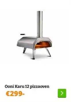 Obelink Ooni Karu 12 pizzaoven aanbieding