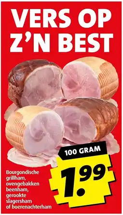Boni Diverse soorten ham aanbieding