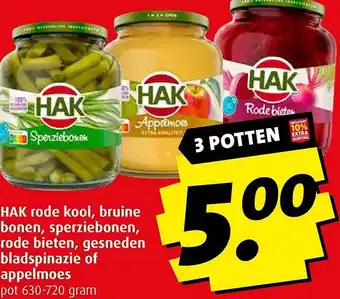 Boni HAK diverse potten aanbieding