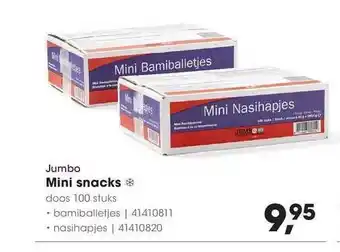 HANOS Jumbo mini snacks aanbieding