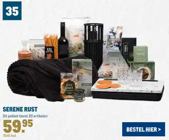 Makro SERENE RUST Dit pakket bevat 20 artikelen aanbieding