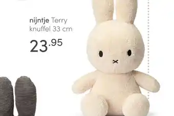 Baby & Tiener nijntje terry knuffel 33 cm aanbieding