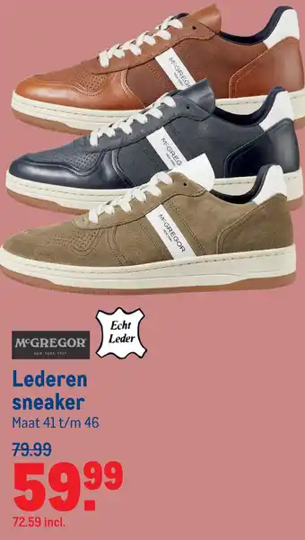 Makro MCGREGOR NEW YORK 1921 Lederen sneaker aanbieding