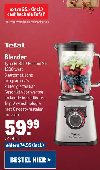 Makro Tefal Blender aanbieding