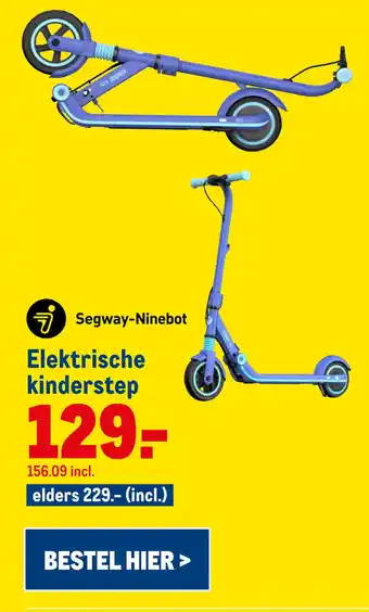 Makro Elektrische kinderstep aanbieding