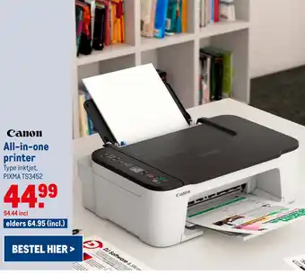 Makro Canon All-in-one printer aanbieding