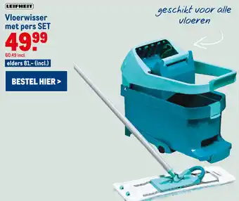 Makro Vloerwisser met pers SET aanbieding