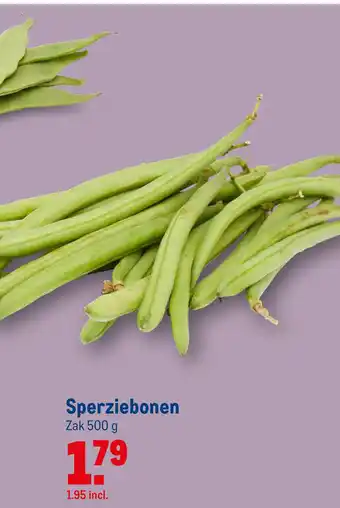 Makro Sperziebonen aanbieding