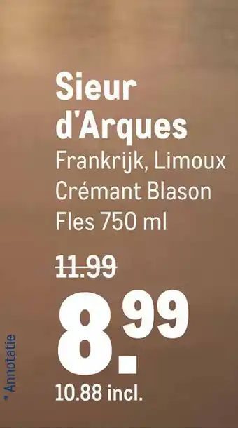 Makro Sieur d'Arques aanbieding