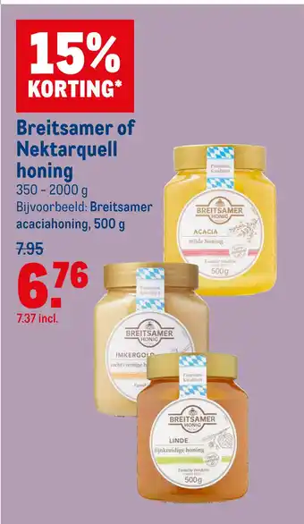 Makro Breitsamer of Nektarquell honing aanbieding