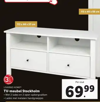 Lidl Livarno Home TV-meubel Stocholm aanbieding