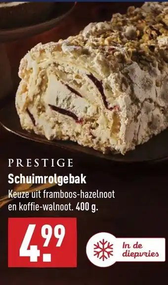 ALDI Prestige Schuimrolgebak 400g aanbieding