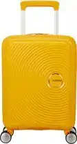 Amazon American Tourister Soundbox Mini - Spinner XS, Kindergepäck, 47 cm, 22 L, Gelb (Golden Yellow) aanbieding