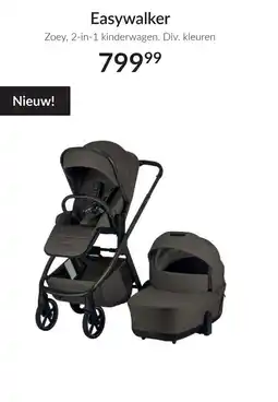 Babypark Easywalker Zoey, 2 in 1 kinderwagen aanbieding
