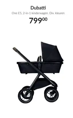 Babypark Dubatti One E5, 2in1 kinderwagen aanbieding