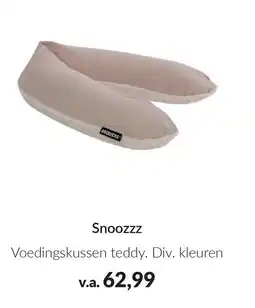 Babypark Snoozzz Voedingskussen teddy aanbieding