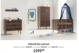 Babypark Kidsmill Dai walnoot aanbieding