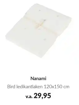 Babypark Nanami Bird ledikantlaken aanbieding
