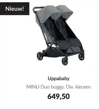 Babypark Uppababy MINU Duo buggy aanbieding