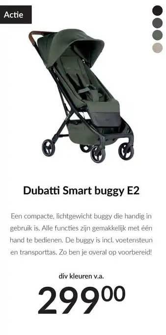Babypark Dubatti Smart buggy E2 aanbieding